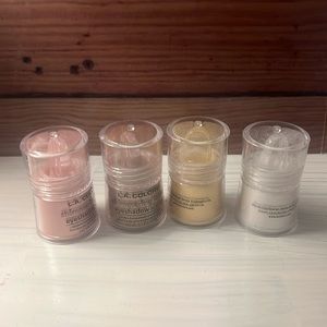 Four Eyeshadows L.A. Colors Shimmering Loose